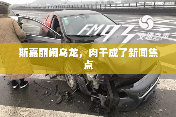 斯嘉丽闹乌龙，肉干成了新闻焦点