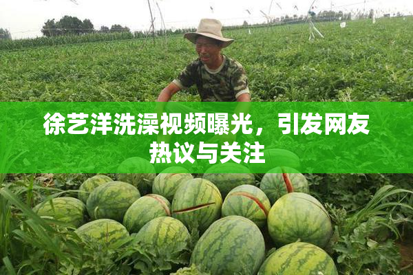 徐艺洋洗澡视频曝光，引发网友热议与关注
