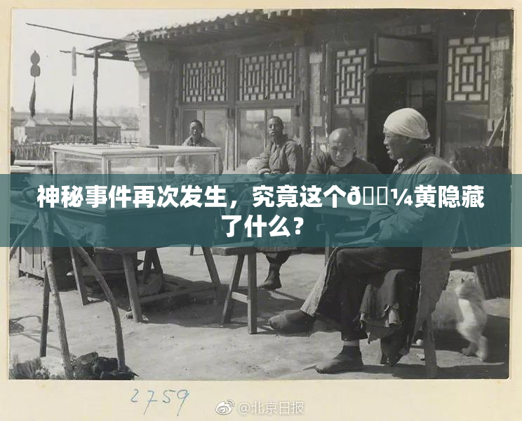 神秘事件再次发生，究竟这个🌼黄隐藏了什么？