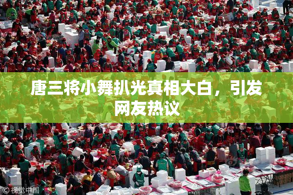 唐三将小舞扒光真相大白，引发网友热议