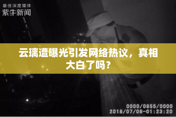 云璃遭曝光引发网络热议，真相大白了吗？