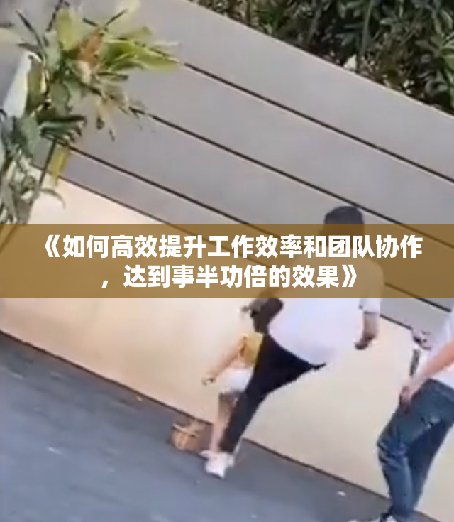 《如何高效提升工作效率和团队协作，达到事半功倍的效果》