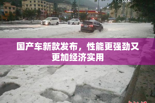 国产车新款发布，性能更强劲又更加经济实用