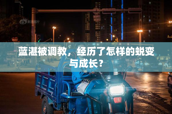 蓝湛被调教，经历了怎样的蜕变与成长？