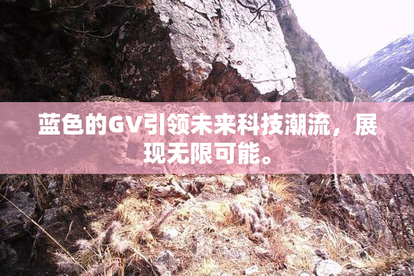 蓝色的GV引领未来科技潮流，展现无限可能。