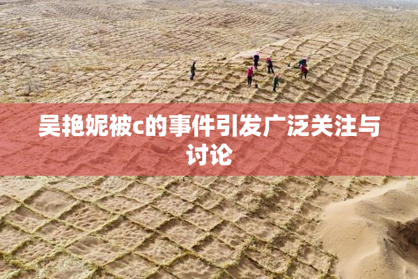 吴艳妮被c的事件引发广泛关注与讨论
