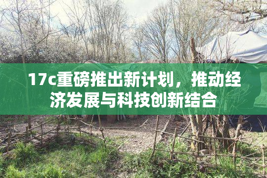 17c重磅推出新计划，推动经济发展与科技创新结合