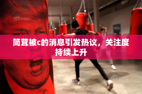 简茸被c的消息引发热议，关注度持续上升
