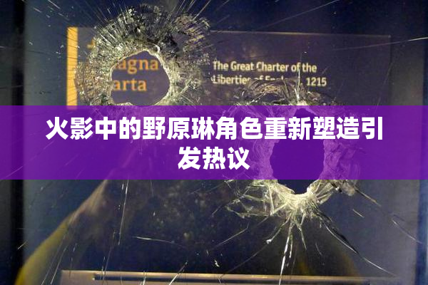 火影中的野原琳角色重新塑造引发热议