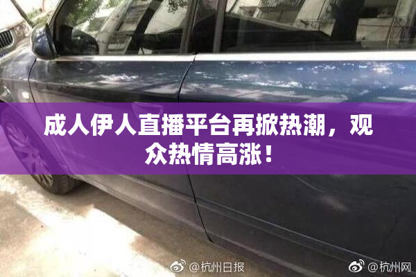成人伊人直播平台再掀热潮，观众热情高涨！