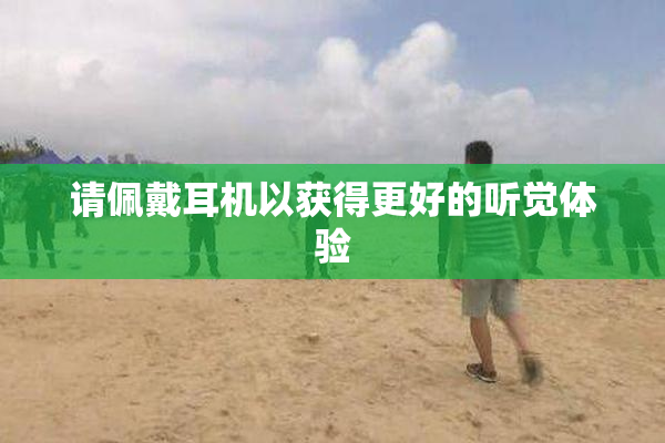 请佩戴耳机以获得更好的听觉体验