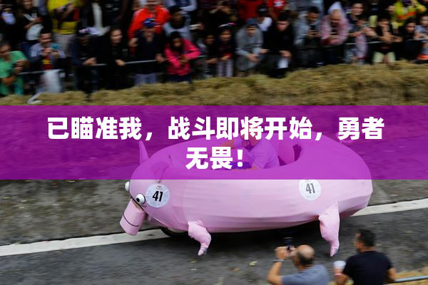 已瞄准我，战斗即将开始，勇者无畏！