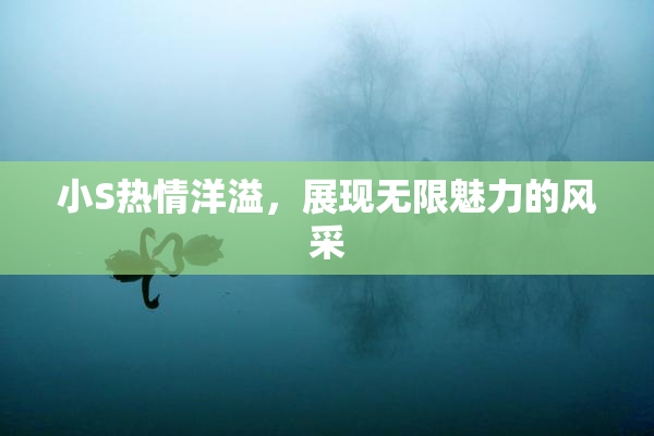 小S热情洋溢，展现无限魅力的风采