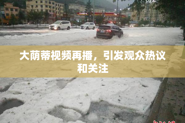 大荫蒂视频再播，引发观众热议和关注