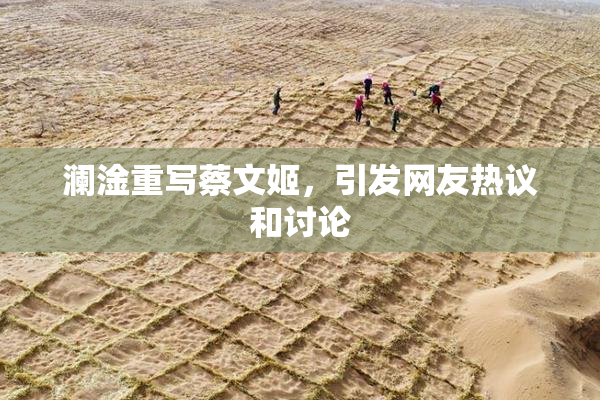 澜淦重写蔡文姬，引发网友热议和讨论