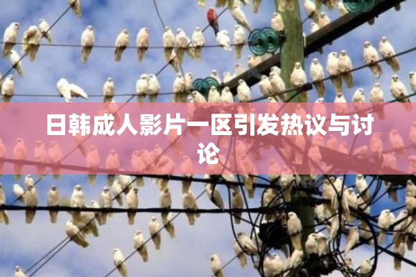 日韩成人影片一区引发热议与讨论