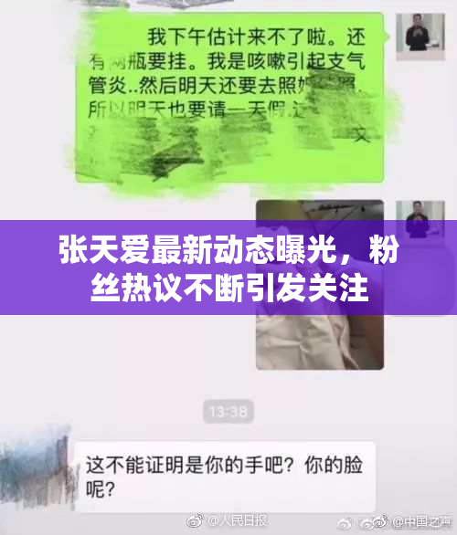 张天爱最新动态曝光，粉丝热议不断引发关注