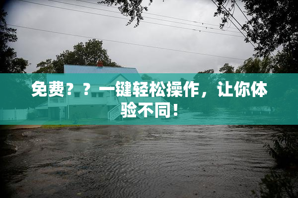 免费？？一键轻松操作，让你体验不同！