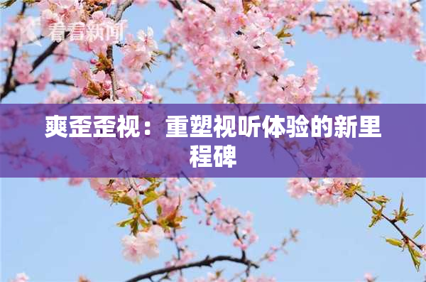 爽歪歪视：重塑视听体验的新里程碑