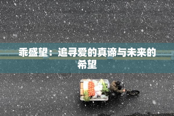 乖盛望：追寻爱的真谛与未来的希望