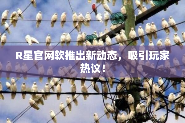 R星官网软推出新动态，吸引玩家热议！