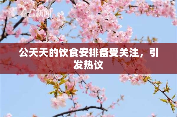 公天天的饮食安排备受关注，引发热议
