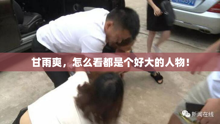 甘雨爽，怎么看都是个好大的人物！