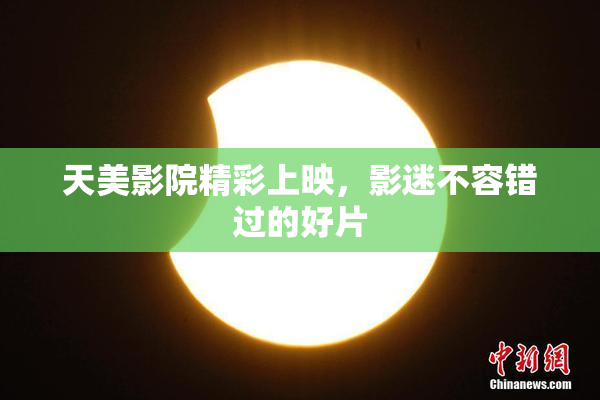 天美影院精彩上映，影迷不容错过的好片