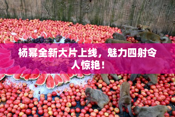 杨幂全新大片上线，魅力四射令人惊艳！