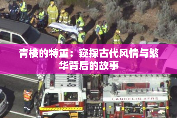 青楼的特重：窥探古代风情与繁华背后的故事