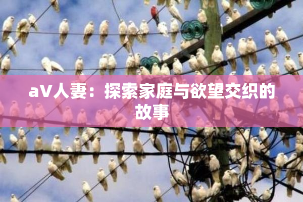 aV人妻：探索家庭与欲望交织的故事