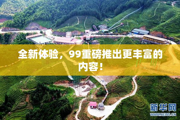 全新体验，99重磅推出更丰富的内容！