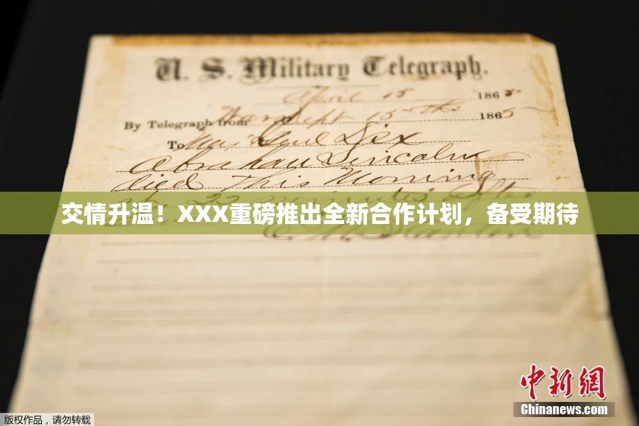 交情升温！XXX重磅推出全新合作计划，备受期待