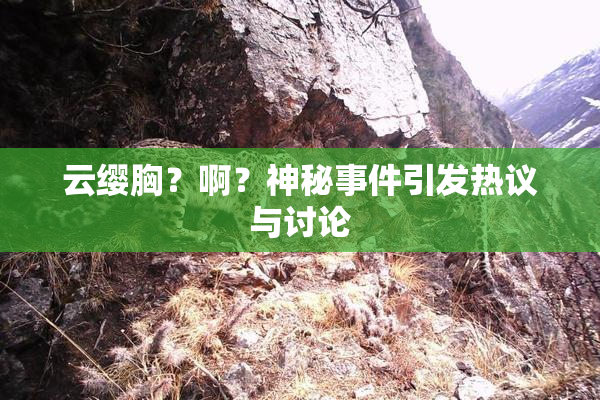 云缨胸？啊？神秘事件引发热议与讨论
