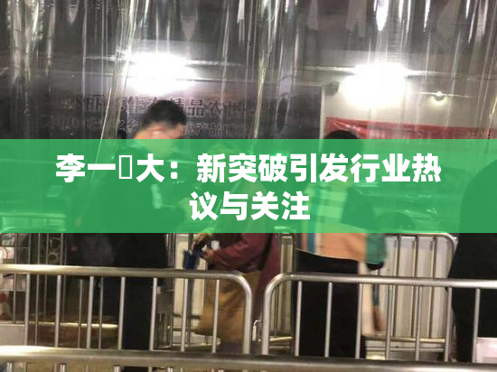 李一挏大：新突破引发行业热议与关注