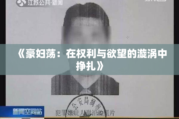 《豪妇荡：在权利与欲望的漩涡中挣扎》