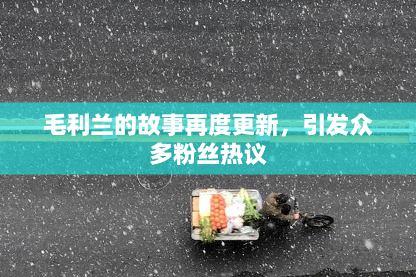 毛利兰的故事再度更新，引发众多粉丝热议