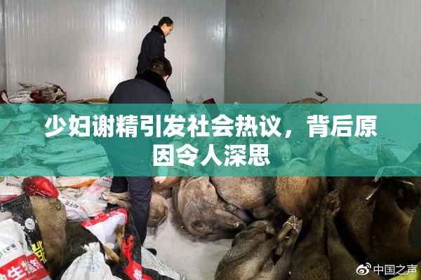 少妇谢精引发社会热议，背后原因令人深思