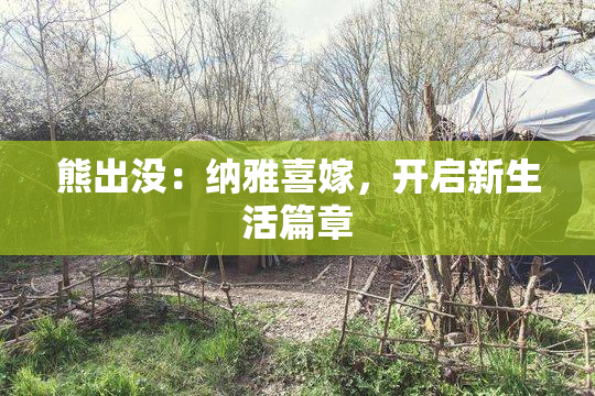 熊出没：纳雅喜嫁，开启新生活篇章