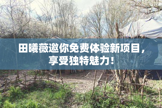 田曦薇邀你免费体验新项目，享受独特魅力！