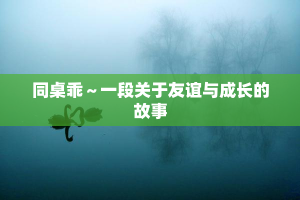 同桌乖～一段关于友谊与成长的故事