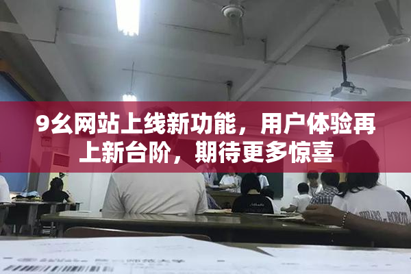 9幺网站上线新功能，用户体验再上新台阶，期待更多惊喜