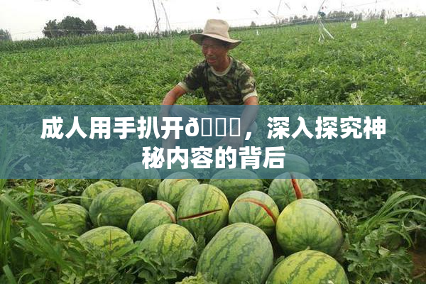 成人用手扒开🍑，深入探究神秘内容的背后
