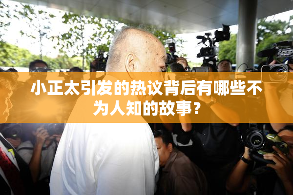 小正太引发的热议背后有哪些不为人知的故事？