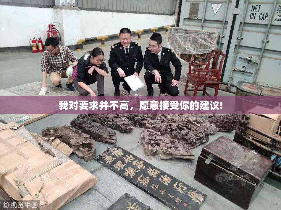 我对要求并不高，愿意接受你的建议!