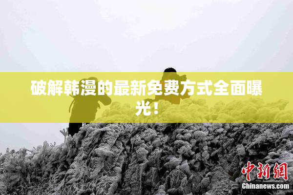 破解韩漫的最新免费方式全面曝光！