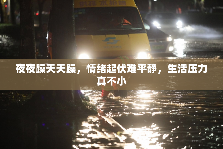 夜夜躁天天躁，情绪起伏难平静，生活压力真不小