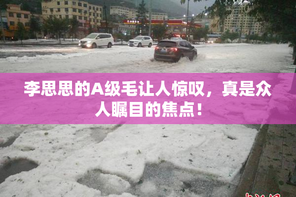 李思思的A级毛让人惊叹，真是众人瞩目的焦点！