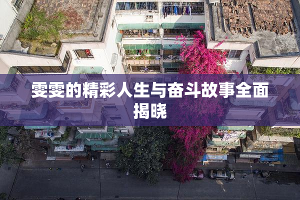 雯雯的精彩人生与奋斗故事全面揭晓