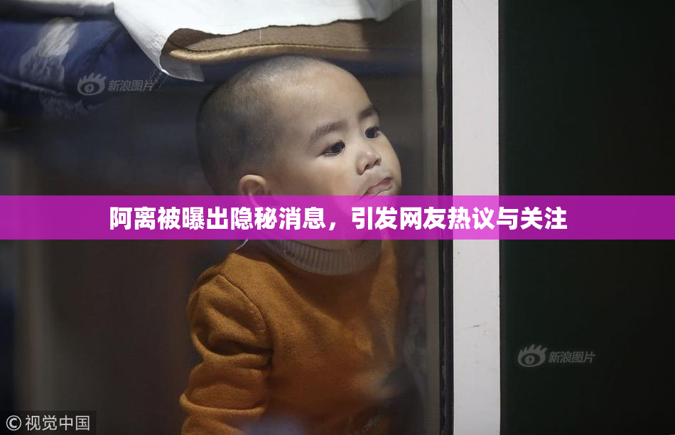 阿离被曝出隐秘消息，引发网友热议与关注